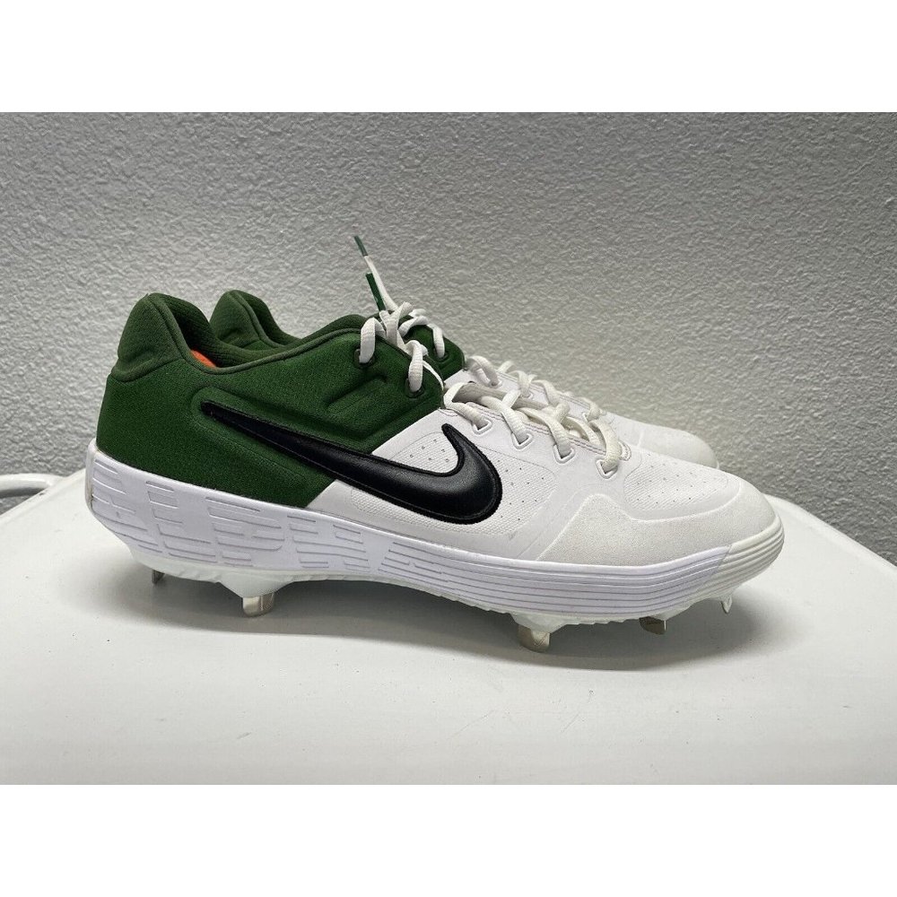 Nike 1B Alpha Huarache Elite Baseball Metal Cleat Green White AJ6873-103 13.5